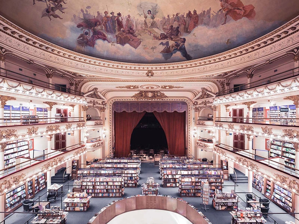 Библиотека El Ateneo, Буэнос-Айрес, Аргентина