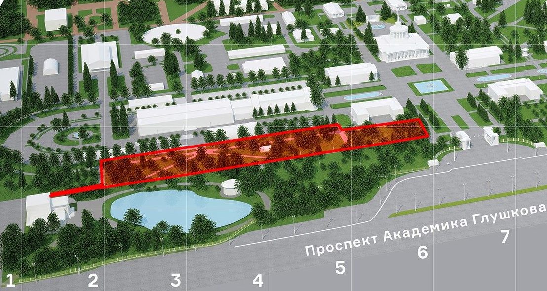 На ВДНХ в Киеве обустроят ландшафтный парк