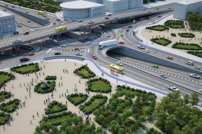 Сколько стоит строительство трехуровневой развязки на Шулявке